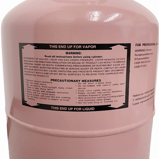 R410A refrigerant product packaging image for technicians
