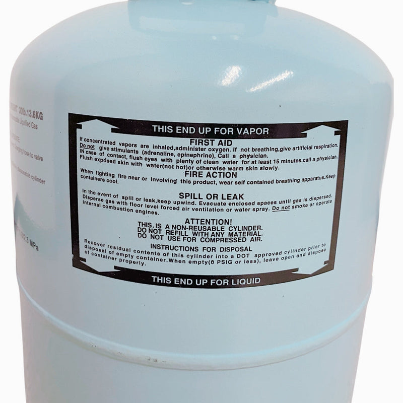 Load image into Gallery viewer, R134A refrigerant cylinder detail image for AC buyers
