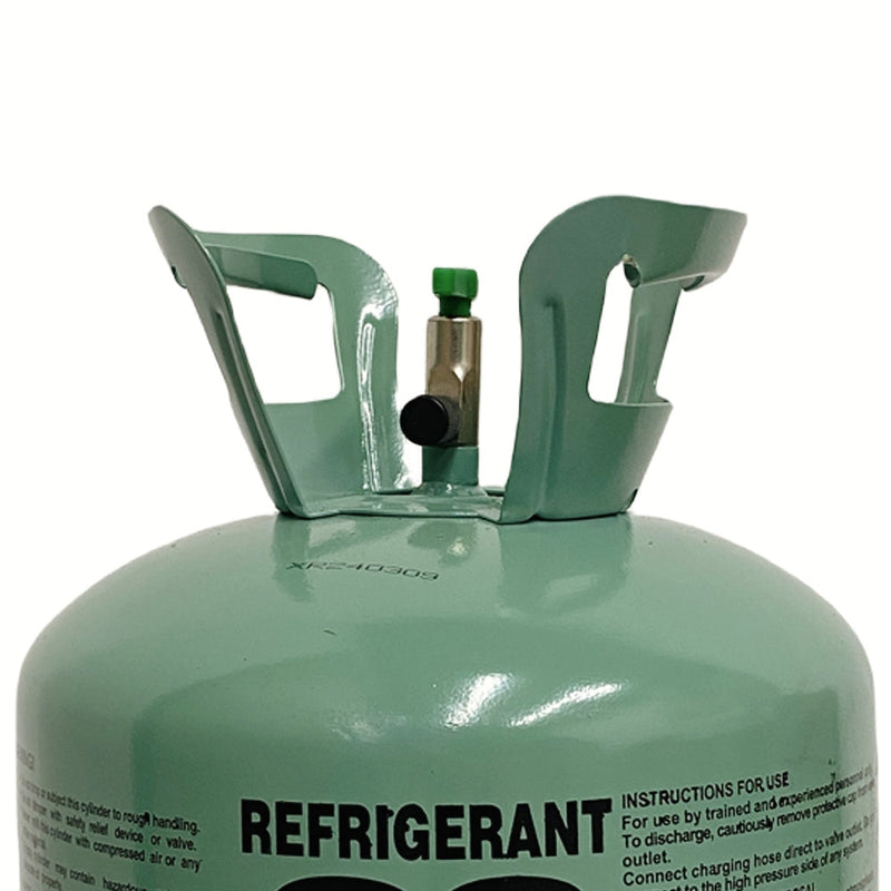 Load image into Gallery viewer, R22 refrigerant cylinder detail image for HVAC buyers
