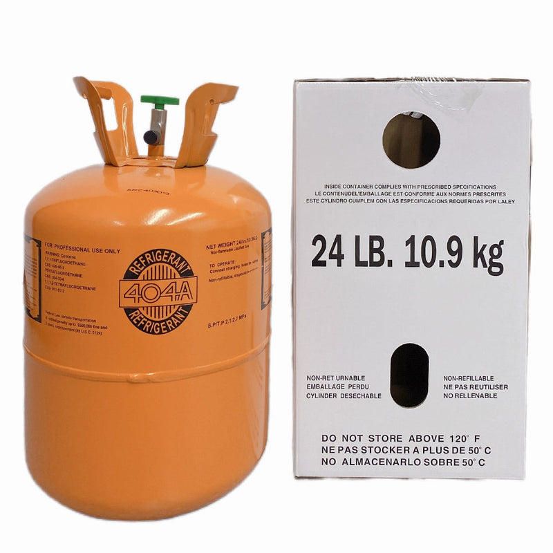 Load image into Gallery viewer, R404A refrigerant cylinder image for commercial refrigeration buyers
