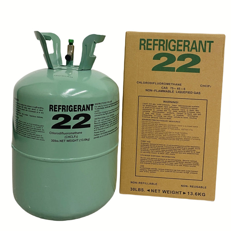 Load image into Gallery viewer, R22 refrigerant cylinder image for older air conditioning systems
