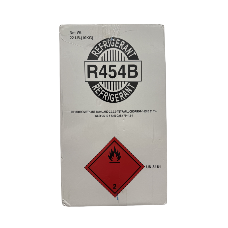 Load image into Gallery viewer, R454B refrigerant cylinder detail image for HVAC buyers

