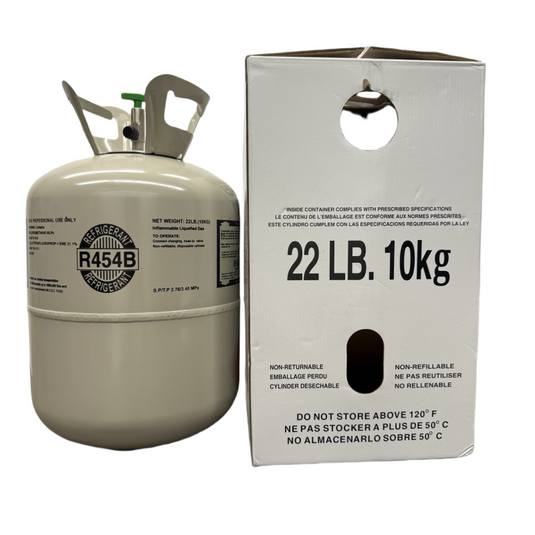 22 lb R454B refrigerant gas product image for modern cooling systems