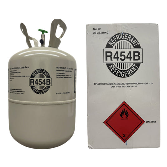 R454B refrigerant product detail image for R410A replacement applications
