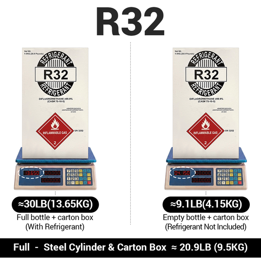 20.9 lb R32 refrigerant cylinder product image