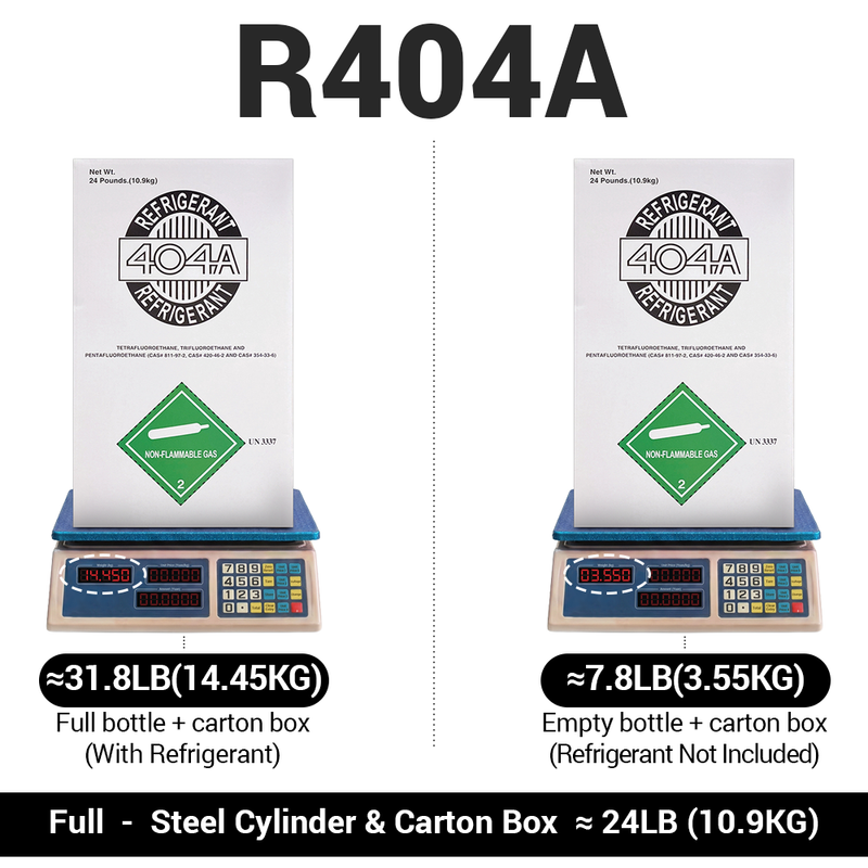 Load image into Gallery viewer, 24 lb R404A refrigerant cylinder product image
