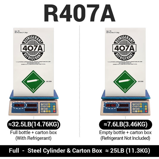 25 lb R407A refrigerant cylinder product image
