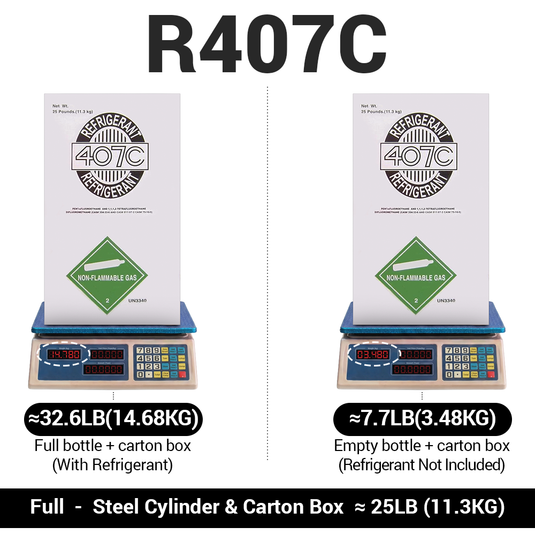 25 lb R407C refrigerant cylinder product image
