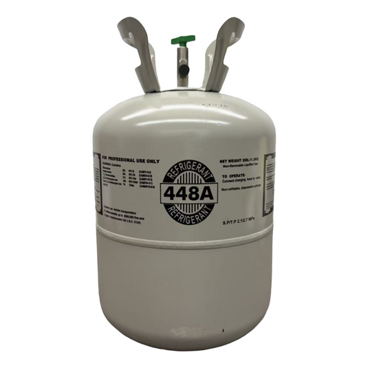 25 lb R448A refrigerant cylinder product image for commercial refrigeration