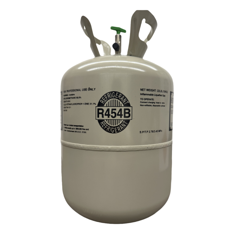 Load image into Gallery viewer, 22 lb R454B refrigerant cylinder product image for HVAC systems
